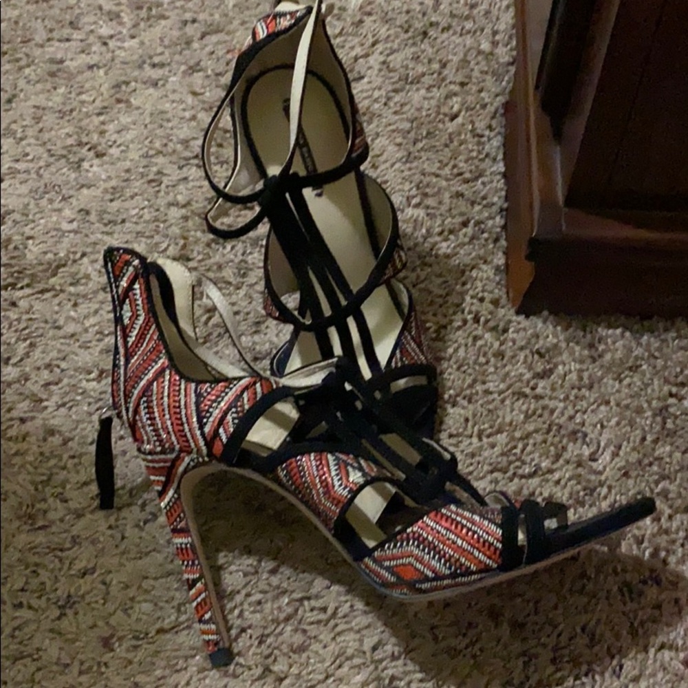 Semi new colorful heel